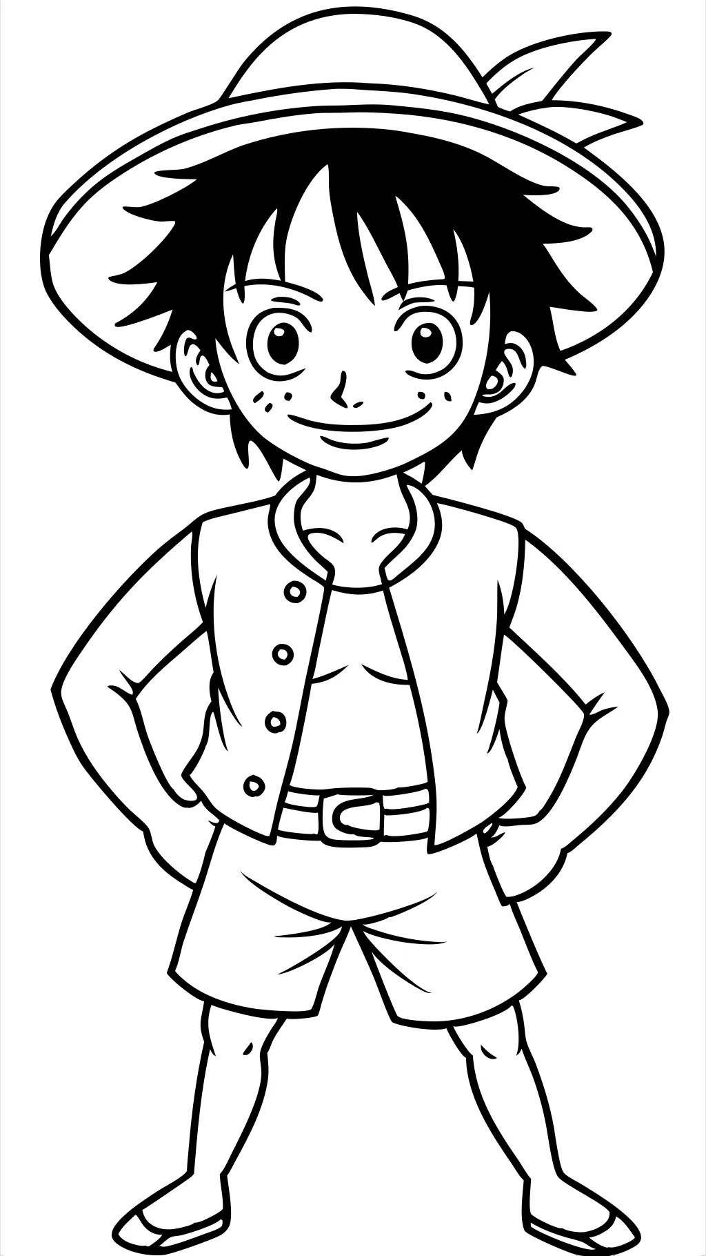 Luffy One Piece Coloring Pages